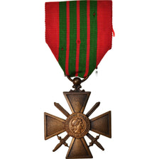 Francja, Croix de Guerre, Medal, 1939, Doskonała jakość, Bronze, 37