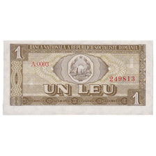 Banknote, Romania, 1 Leu, 1966, KM:91a, UNC(65-70)