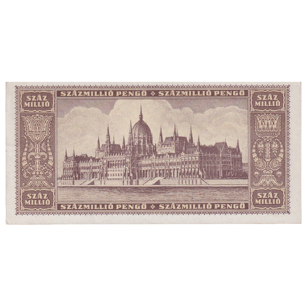 Geldschein, Ungarn, 100,000,000 Pengö, 1946, 1946-03-18, KM:124, UNZ-
