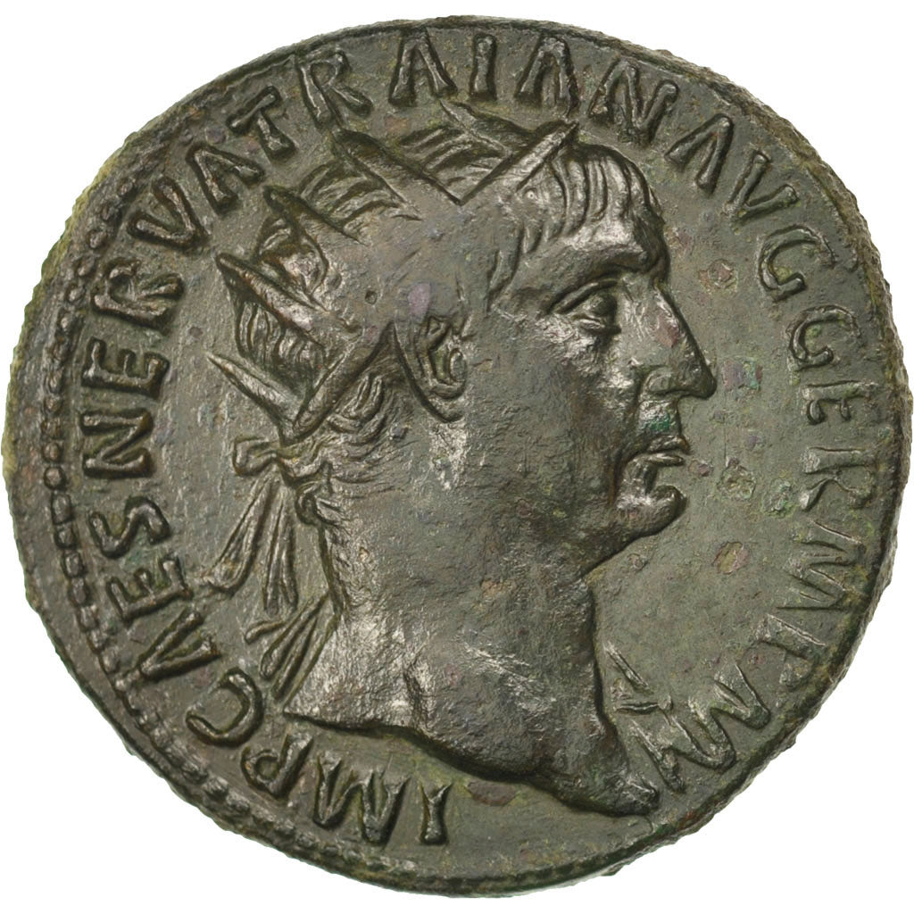 Trajan, Dupondius, Roma, AU(50-53), Bronze, RIC #429, 11.89