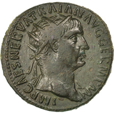 Trajan, Dupondius, Roma, AU(50-53), Bronze, RIC #429, 11.89