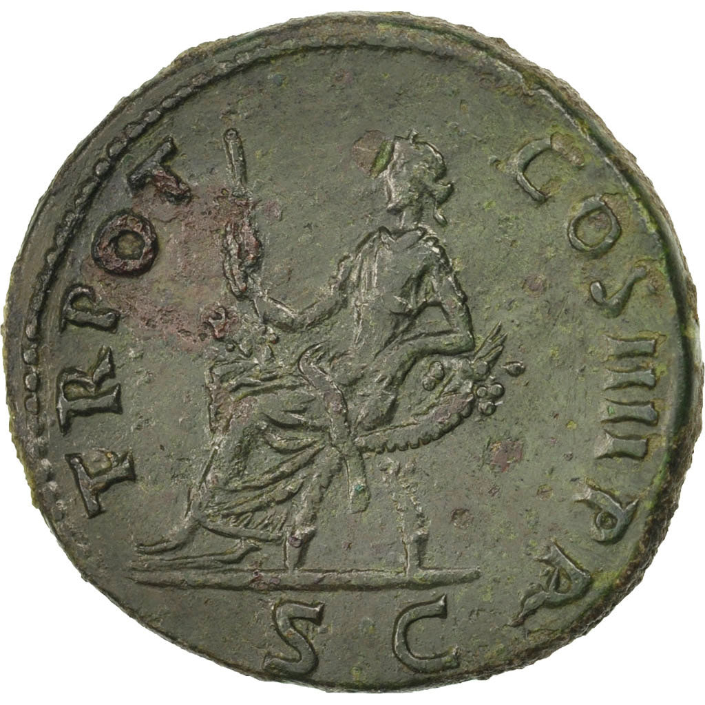 Trajan, Dupondius, Roma, AU(50-53), Bronze, RIC #429, 11.89