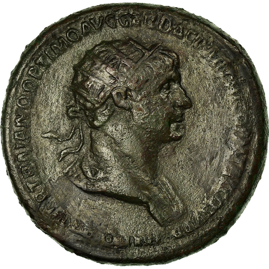 Coin, Trajan, Dupondius, Roma, AU(50-53), Bronze, RIC:676