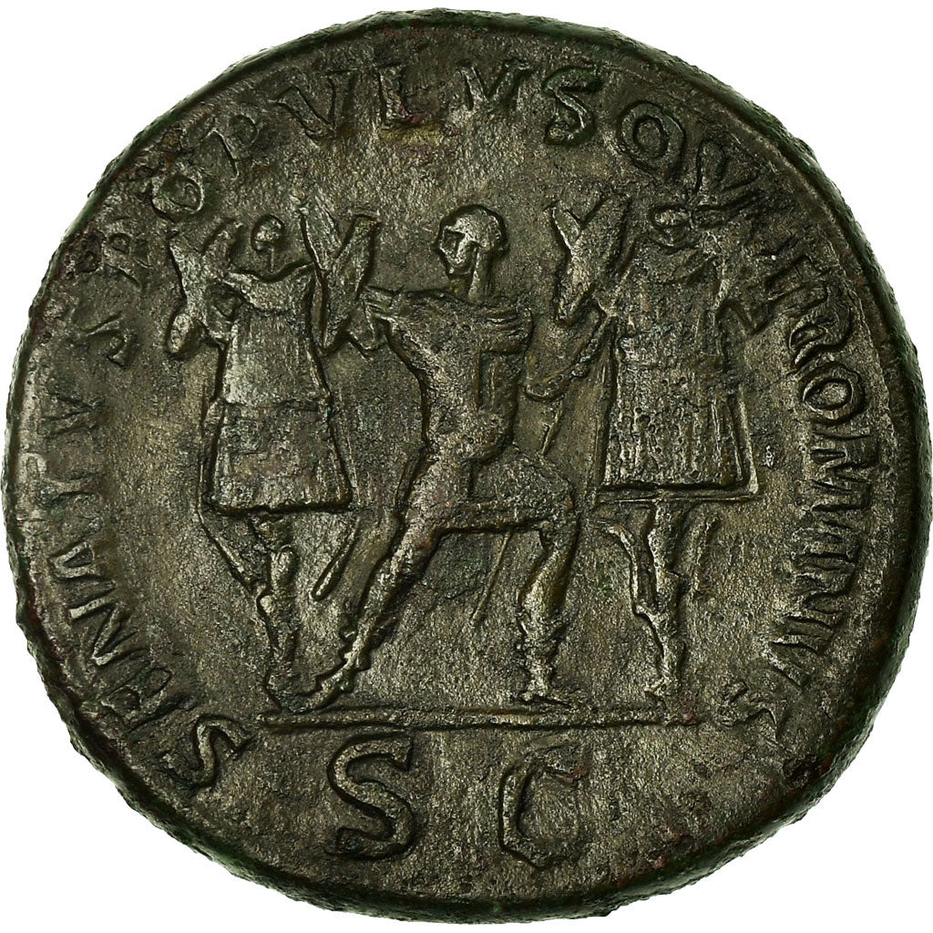 Coin, Trajan, Dupondius, Roma, AU(50-53), Bronze, RIC:676