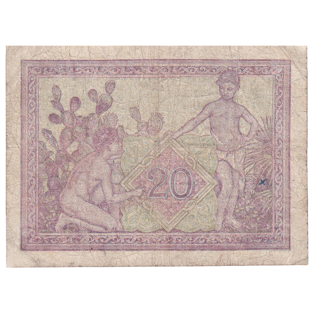 Banknote, Algeria, 20 Francs, 1945, 1945-02-02, KM:92b, VF(30-35)