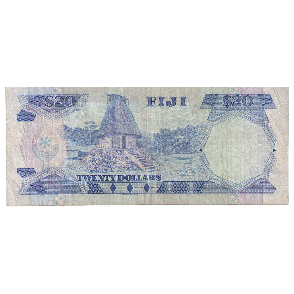 Banknote, Fiji, 20 Dollars, 1987-1988, Undated (1988), KM:88a, VF(20-25)