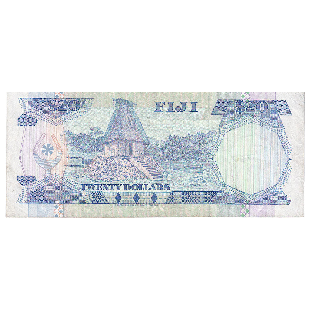 Banconote, Figi, 20 Dollars, 1992, KM:95a, BB