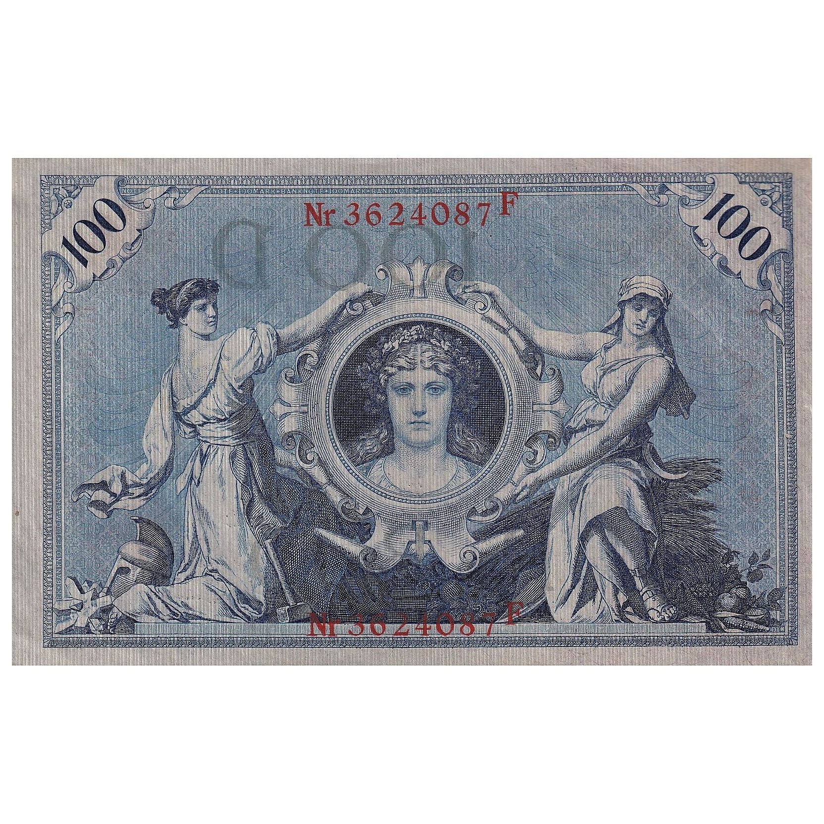 Deutschland, 100 Mark, 1908, 1908-02-07, KM:33a, UNZ-