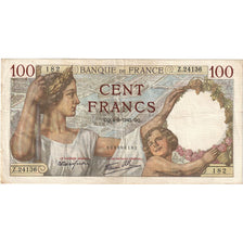 Francia, 100 Francs, Sully, 1941, Z.24136, MBC, Fayette:26.57, KM:94