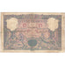 Francia, 100 Francs, Bleu et Rose, 1909, V.5232, BC, Fayette:21.24, KM:65e