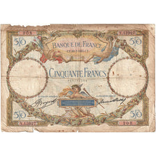 Francia, 50 Francs, Luc Olivier Merson, 1933, Y.13927, RC, Fayette:16.4, KM:80b