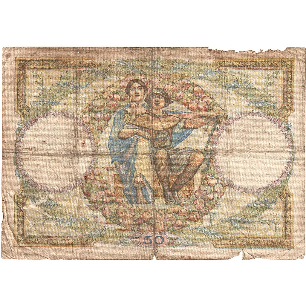Francia, 50 Francs, Luc Olivier Merson, 1933, Y.13927, RC, Fayette:16.4, KM:80b