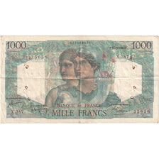 France, 1000 Francs, Minerve et Hercule, 1948, X.387, VF(20-25), Fayette:41.19