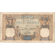 Francia, 1000 Francs, Cérès et Mercure, 1931, G.1337, B+, Fayette:37.06