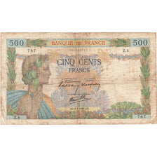 Francia, 500 Francs, La Paix, 1940, Z.4, B+, Fayette:32.1, KM:95a