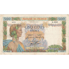 Francja, 500 Francs, La Paix, 1941, K.4042, VF(30-35), Fayette:32.24, KM:95b