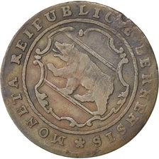 SWISS CANTONS, 1/2 Batzen, 1794, Bern, KM #91, EF(40-45), Billon, 23, 1.92