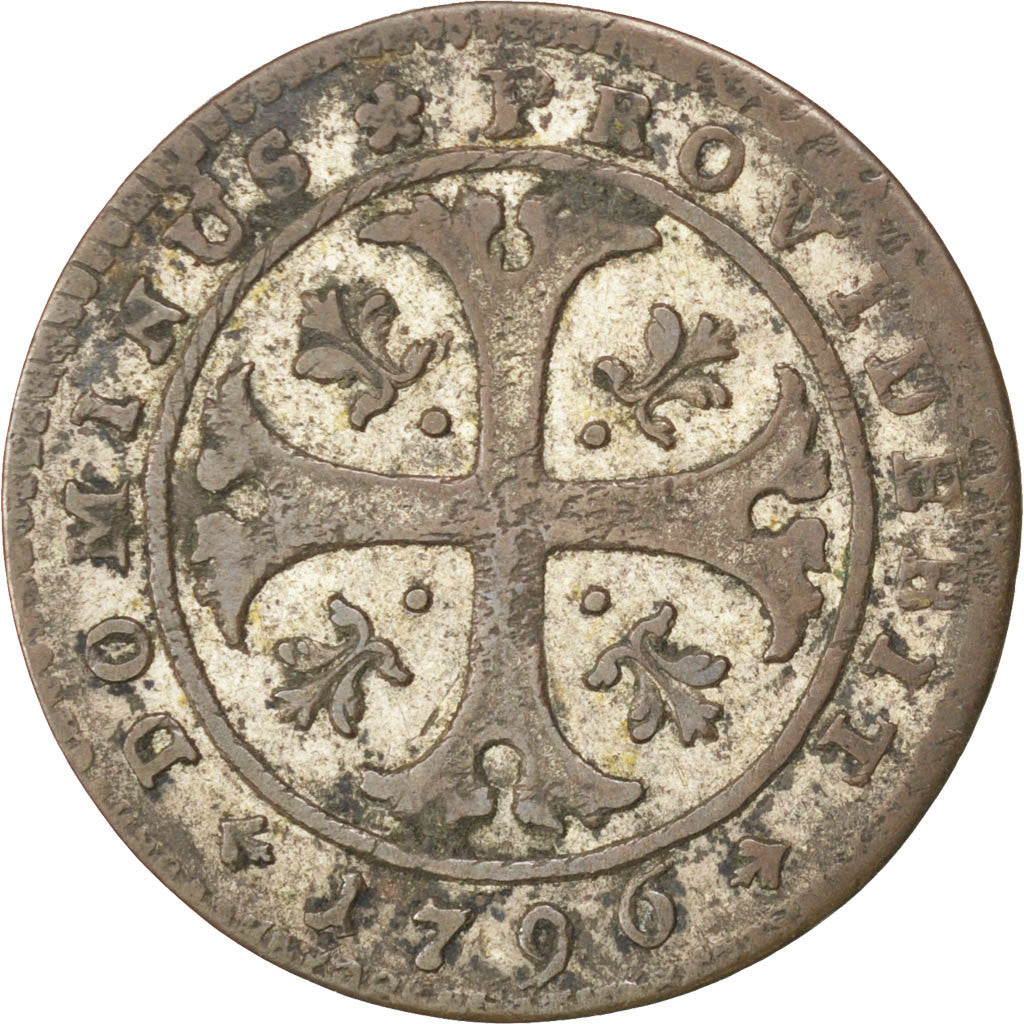 Coin, SWISS CANTONS, BERN, 1/2 Batzen, 1796, Bern, EF(40-45), Billon, KM:91