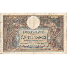 France, 100 Francs, Luc Olivier Merson, 1920, Y.6847, VG(8-10), Fayette:23.12