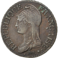 FRANCE, Dupré, 5 Centimes, 1796, Lille, KM #640.11, EF(40-45), Bronze, Gadoury #