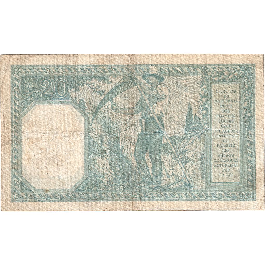 Francia, 20 Francs, Bayard, 1918, C.4858, MB, Fayette:11.3, KM:74