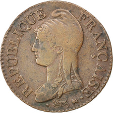 FRANCE, Dupré, 5 Centimes, 1798, Paris, KM #640.1, VF(30-35), Bronze, 28, Gadour