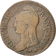 Directoire, 5 Centimes Dupré, L'An 5 W, Lille, Gadoury 126