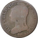 Monnaie, France, Dupré, 5 Centimes, 1800, Geneva, B, Bronze, KM:640.6