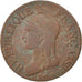 Moneta, Francia, Dupré, 5 Centimes, 1799, Strasbourg, MB+, Bronzo, KM:640.4
