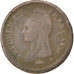 Moneda, Francia, Dupré, Decime, 1796, Paris, BC, Bronce, KM:645.1, Gadoury:185