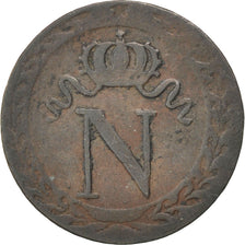 FRANCE, Napoléon I, 10 Centimes, 1809, Toulouse, KM #676.6, VF(20-25), Billon, G