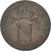 FRANCE, Napoléon I, 10 Centimes, 1809, Toulouse, KM #676.6, VF(20-25), Billon, G
