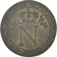 FRANCE, Napoléon I, 10 Centimes, 1808, Paris, KM #676.1, VF(20-25), Billon, G...
