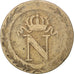 Premier Empire, 10 Centimes Napoléon Ier, 1808 W, Lille, Faux d'époque, Gadoury 