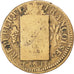 FRANCE, Sol aux balances françoise, Sol, 1793, Strasbourg, KM #619.4, F(12-15), 
