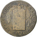 FRANCE, 2 sols aux balances daté, 2 Sols, 1793, La Rochelle, KM #621.6, F(12-15)