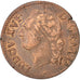 Monnaie, France, Louis XVI, 1/2 Sol ou 1/2 sou, 1/2 Sol, 1791, Lille, TTB