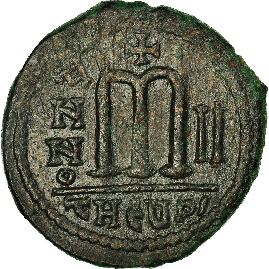Coin, Tiberius II Constantine, Follis, Antioch, AU(50-53), Copper, Sear:448