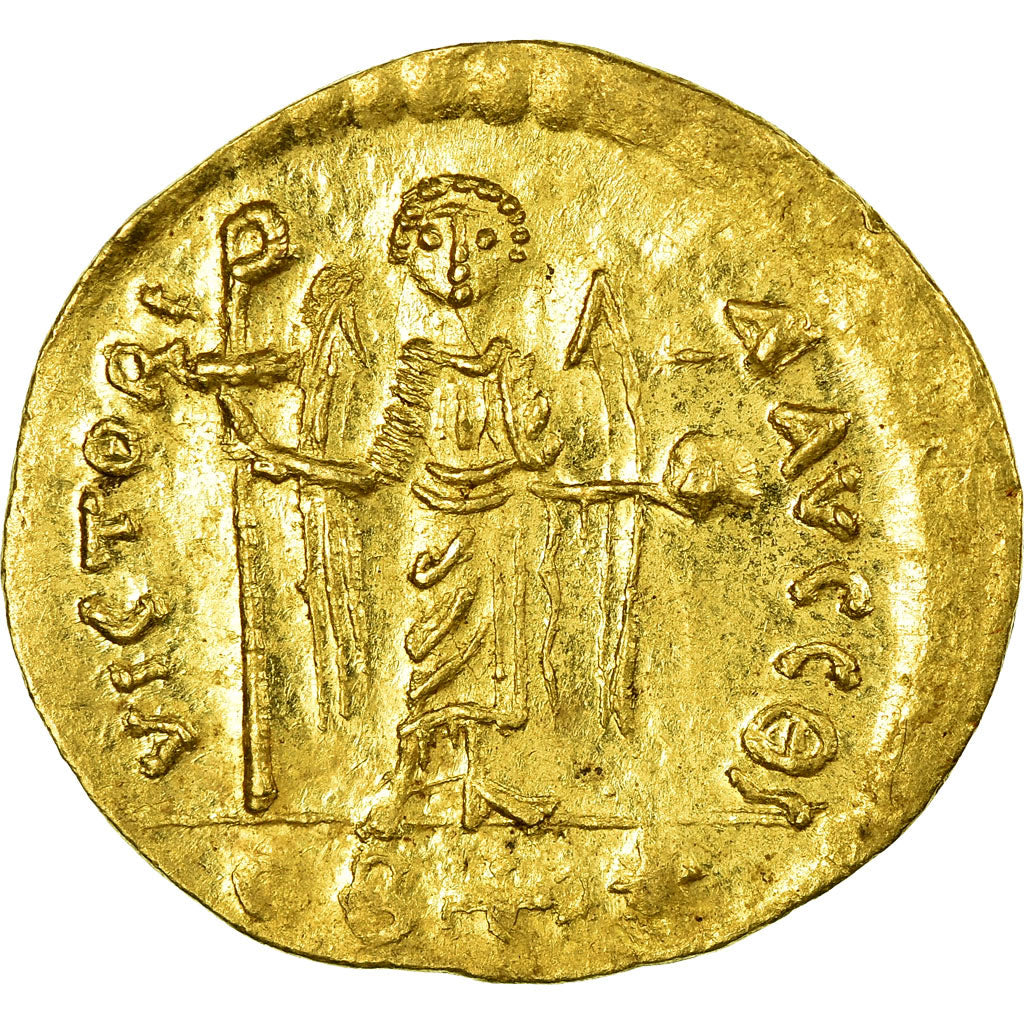 Coin, Maurice Tiberius, Solidus, Constantinople, AU(55-58), Gold, Sear:482