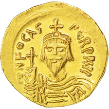 Phocas 602-610, Solidus, Constantinople, graded, NGC, AU(55-58), Gold, Sear...