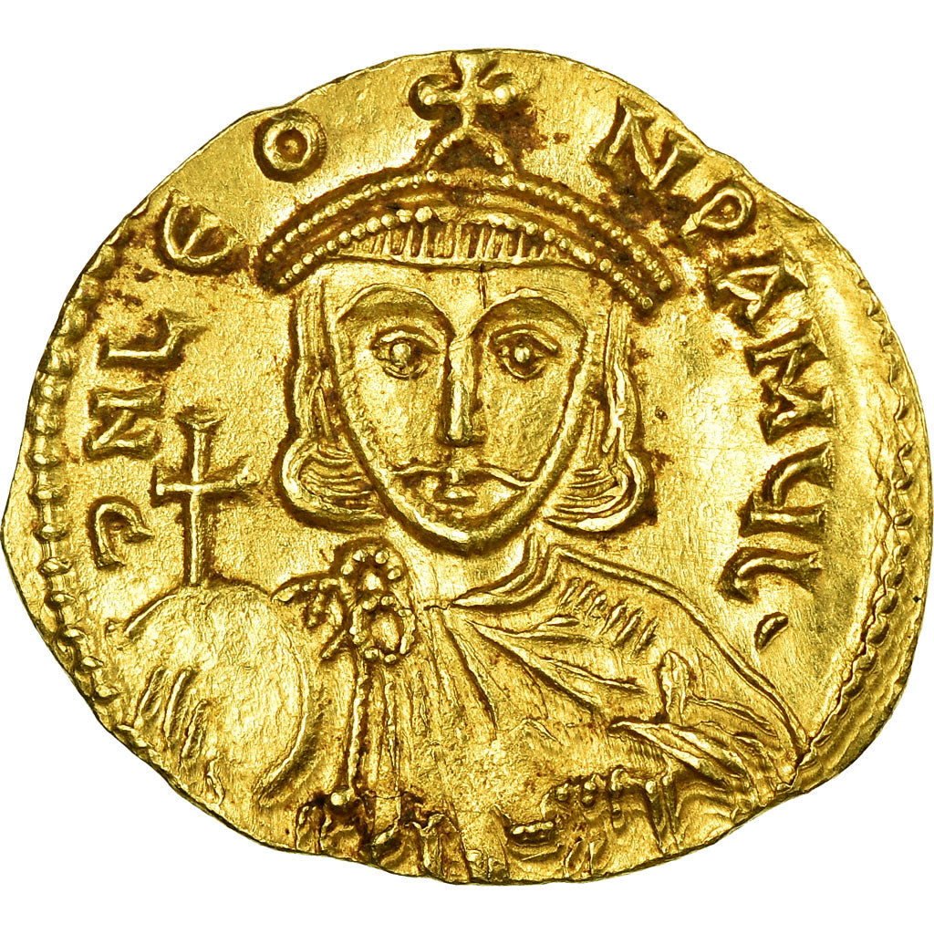 Coin, Constantine V Copronymus and Leo IV the Khazar 741-775, Tremissis