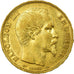 Moneda, Francia, Napoleon III, Napoléon III, 20 Francs, 1860, Paris, MBC+, Oro