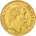 FRANCE, Napoléon III, 20 Francs, 1869, Strasbourg, KM #801.2, AU(50-53), Gold, G