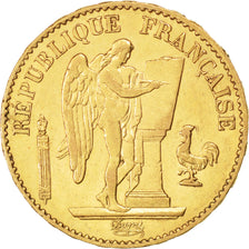 Francia, Génie, 20 Francs, 1878, Paris, BB+, Oro, KM:825, Gadoury:1063