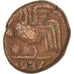 INDIA - FRANCESE, Doudou, 1836, MB+, Bronzo, KM:52