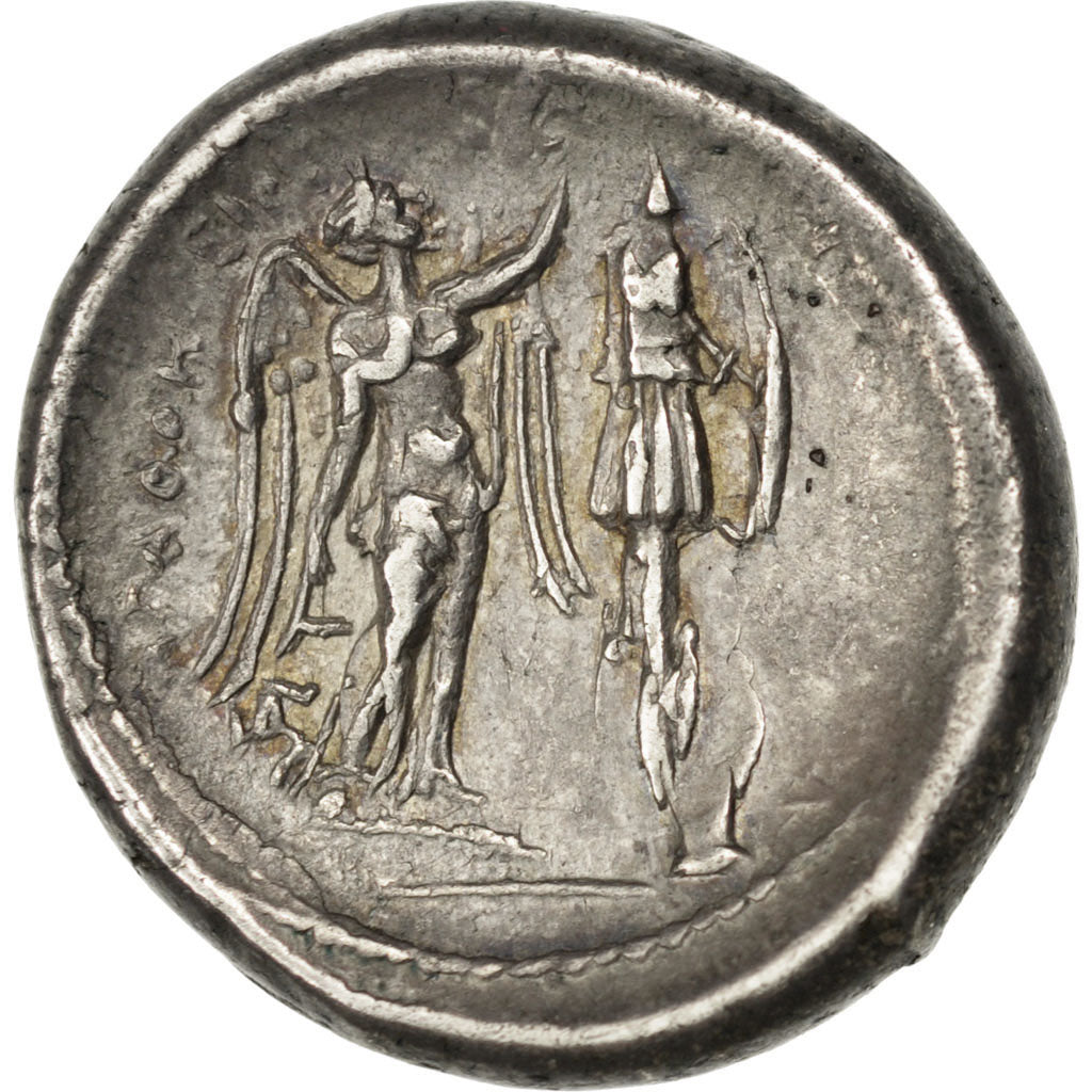 Coin, SICILIA, Syracuse, Tetradrachm, Syracuse, graded, NGC, Ch XF, 2048209-016