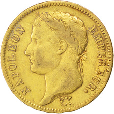 FRANCE, Napoléon I, 40 Francs, 1811, Paris, KM #696.1, EF(40-45), Gold, Gadoury 