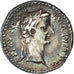 Tiberius, Denarius, Lyons, AU(50-53), Silver, RIC #26, 3.74