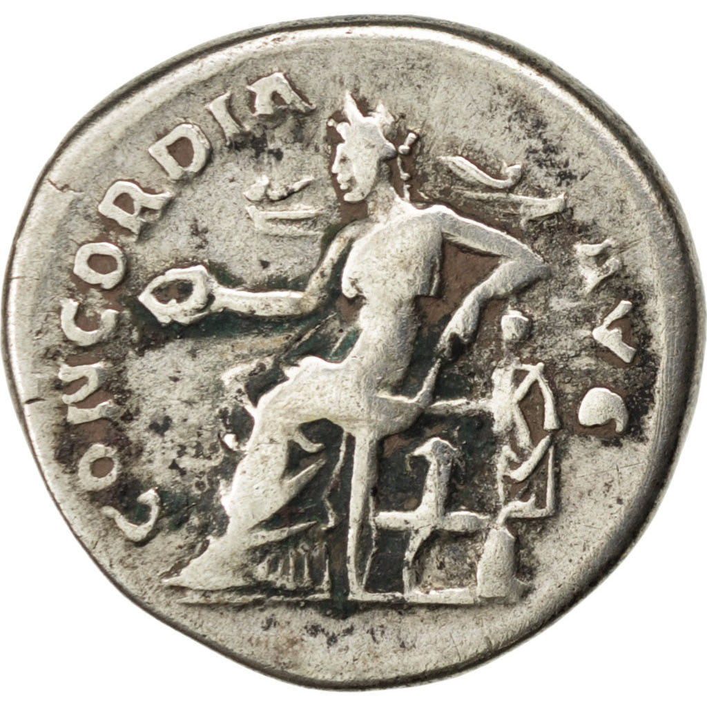 Sabina, Denarius, Roma, VF(20-25), Silver, RIC #398, 3.40
