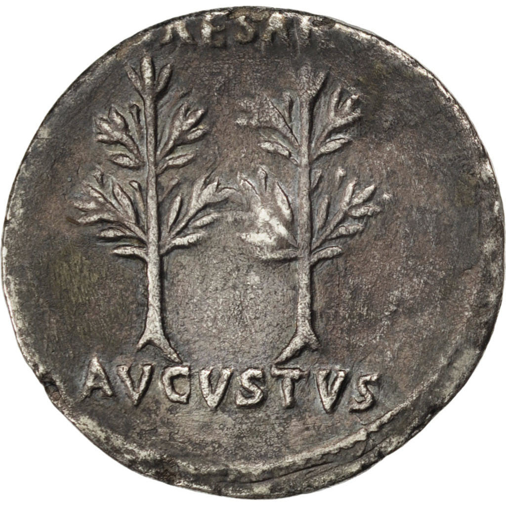 Monnaie, Auguste, Denier, TTB+, Argent, RIC:33a